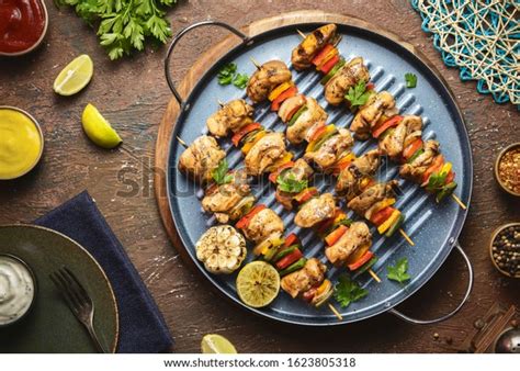 Arabic Cuisine Traditional Grilled Chicken Shish Stock Photo Edit Now