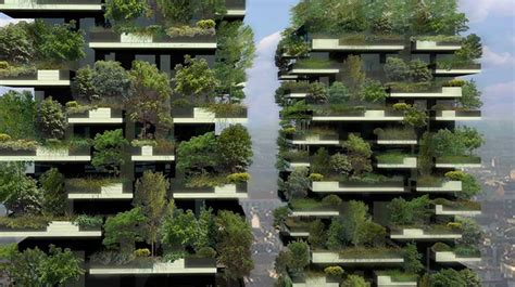 Bosco Verticale The The Vertical Forest Growing In The Middle Of Milan