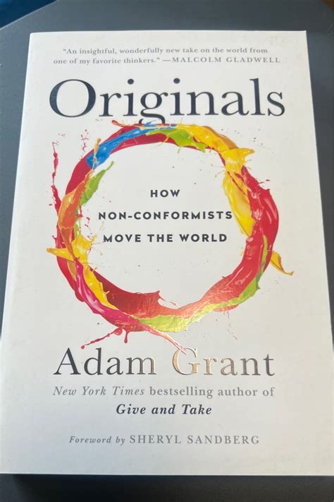 Originals How Non Conformists Move The World Adam Grant Book 興趣及