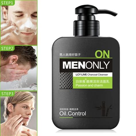 New Men Deep Cleansing Facial Cleanser Face Acne Treatment Oil Control Moisturizing Whitening