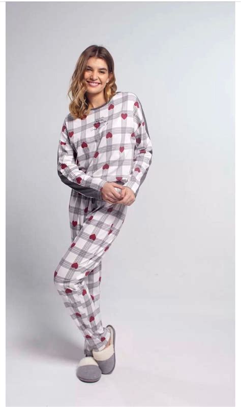 Pijama Feminino Longo Cor Com Amor 13012 Racheles Moda Íntima