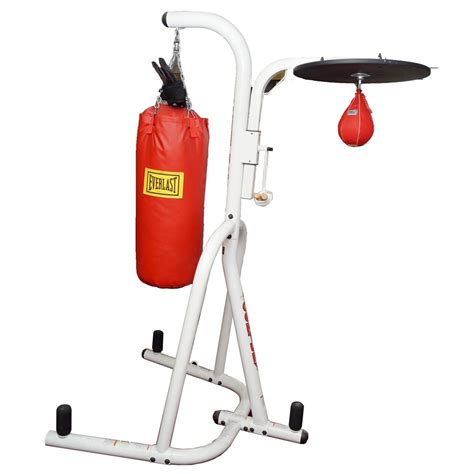 Century Boxing Stand With Everlast Punching Bag And Speed Bag Ebth