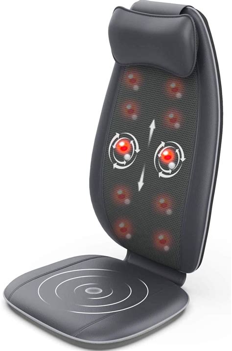 Renpho Back Neck Massager With Heat Shiatsu Shoulder Massager With Electric Deep Tissue