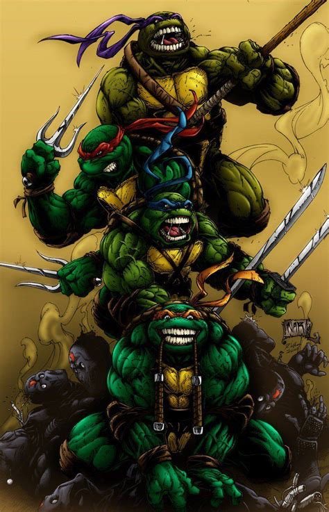 Tortugas Ninja Las Mejores Ilustraciones Cowabunga HD Ninga