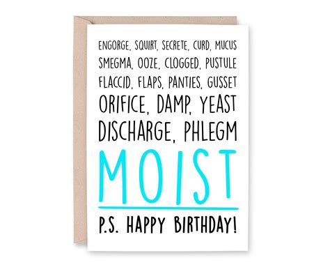 Dirty Happy Birthday Cards