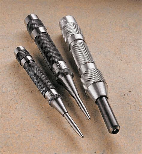 Starrett Automatic Center Punches Lee Valley Tools
