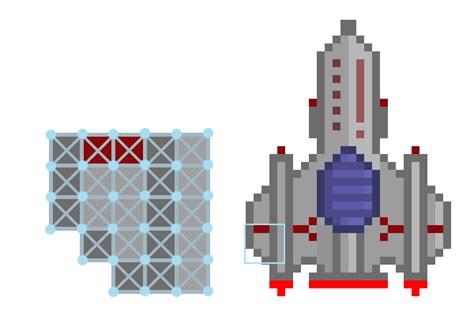 Spaceship Pixel Art Png Retro Space Arcade Game Pixel Elements