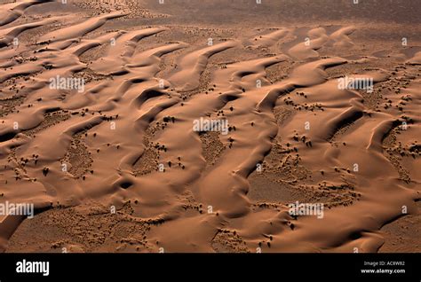 Barchan Dunes Of The Namib Desert Aerial Photograph Stock Photo Alamy