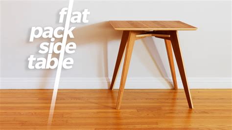 Design your very own custom wood tables for your kitchen or dining room. Making A Flat-Pack Plywood Side Table With My New X-Carve ...