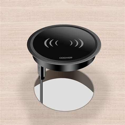 10w Fast Desk Wireless Charger For Iphone X 8 Plus Wireless Qi