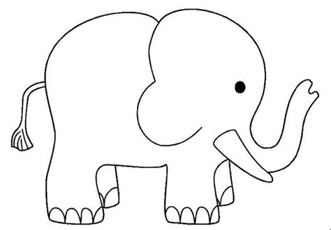 Dibujos De Elefantes Con Color Bebés Imagui