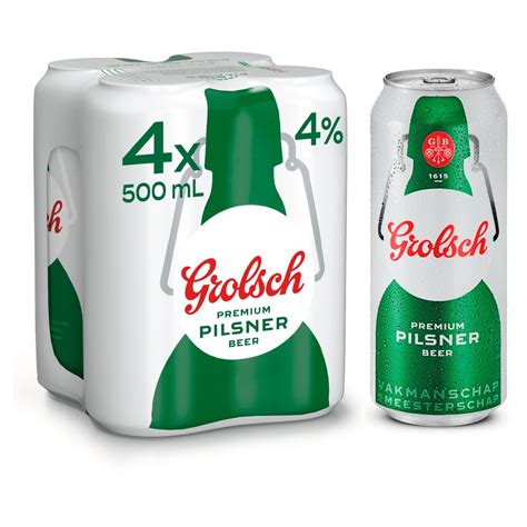Grolsch Premium Pilsner Beer 4 X 500ml Best One