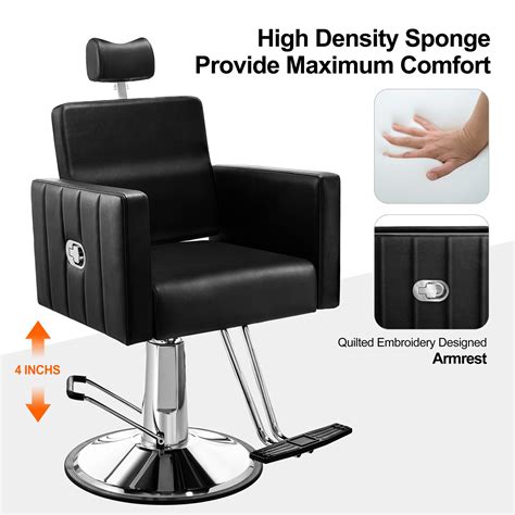Buy Barber Chair Baasha Reclining Salon Chair For Hair Stylist All