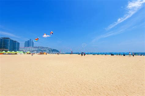 Busan South Korea June 1 Haeundae Beach Editorial Photography