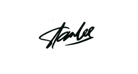 Stan Lee Signature Vinyl Decal Indoor Or Outdoor Marvel Etsy