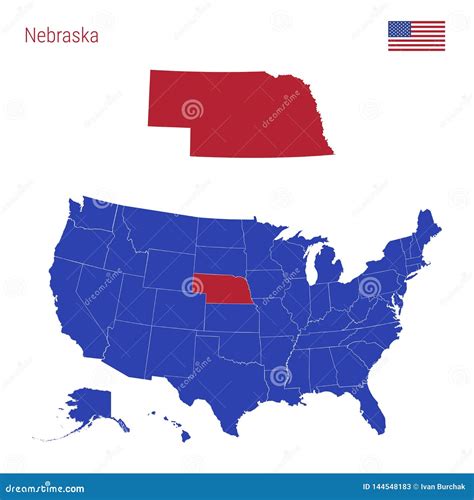 Map Of Usa Nebraska 88 World Maps