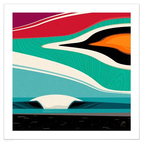 Mystic Monday Abstract Surf Art Print Modern Ocean Art Etsy