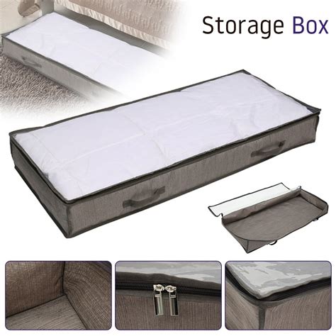 Willstar Under Bed Storage Bag Containers Clothes Box Foldable Underbed