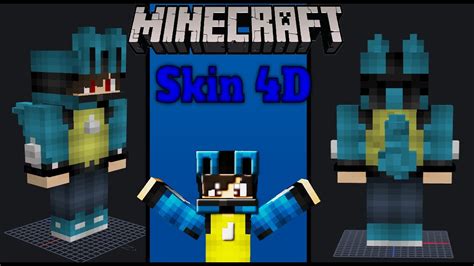 Como Tener Tu Propia Skin 4d En Minecraft Pe 116 Mr Luka Youtube
