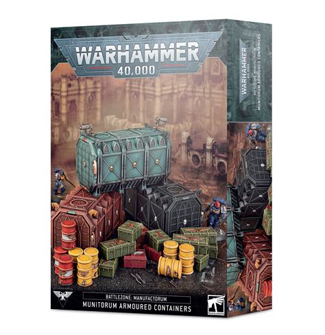 Warhammer 40k Munitorum Armoured Containers Battlezone Manufactorum
