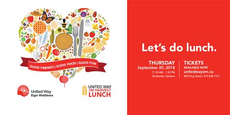 3m Harvest Lunch United Way Elgin Middlesex