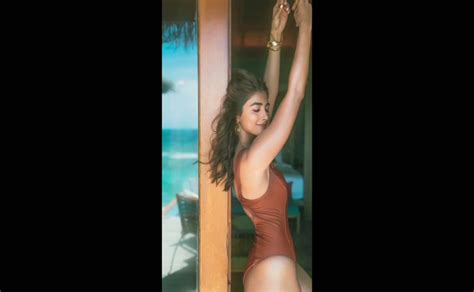 Pooja Hegde Bikini Underwear Scene In Pooja Hegde Hot Sexy Bold Pics Collection October