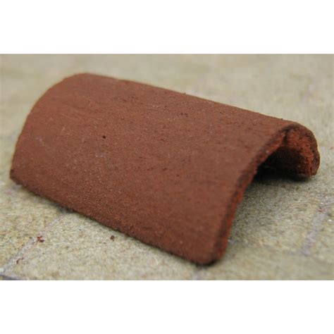 Stacey Miniature Masonry Rounded Conker Ridge Tiles 10 Pieces