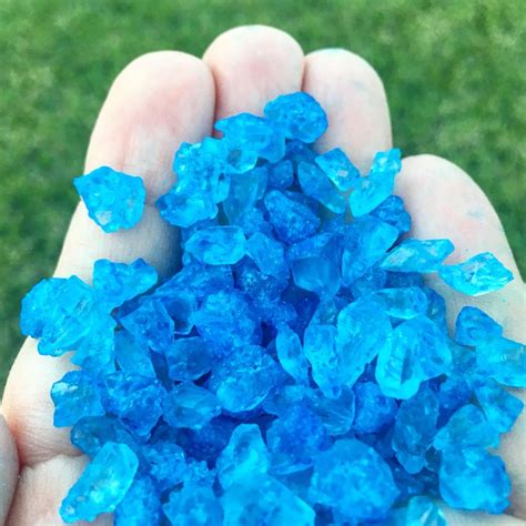 Blue Rock Candy Crystals From Miami Candies Sweets And Snacks Miami