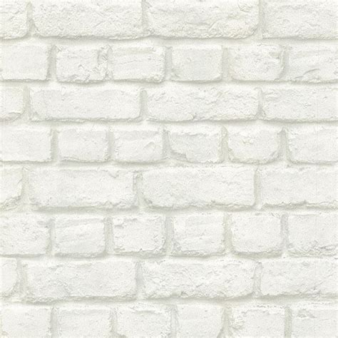 2774 587203 Chugach White Whitewashed Brick Wallpaper By Advantage
