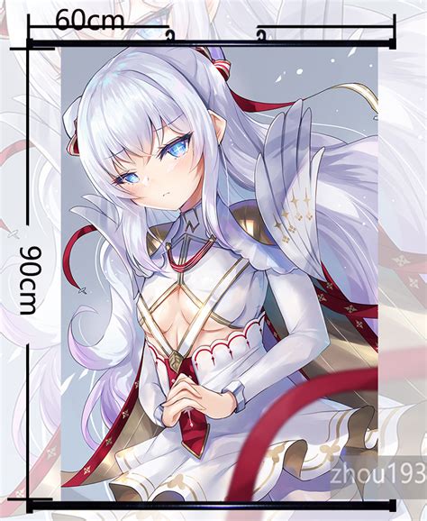 Anime Azur Lane Le Malin Wall Scroll Poster Home Decor Holiday T 60