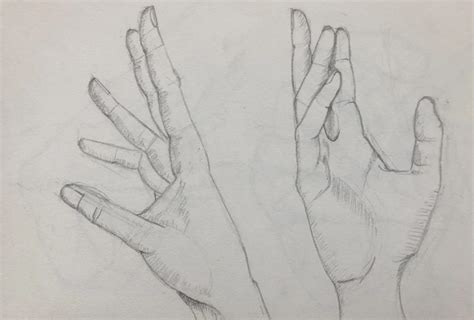 Drawing Simple Hands Draw Spaces