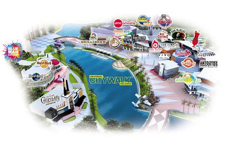 Citywalk Map Universal Orlando Resort Wish Upon A Star With Us