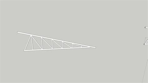 Single Pitch Roof Truss 3d Warehouse