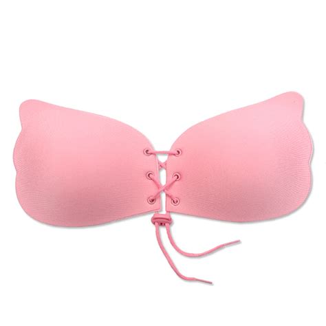2019 Hot Women Pink Bra Silicone Strapless Sexy Girl Summer Thin Adhesive Intimates Accessories