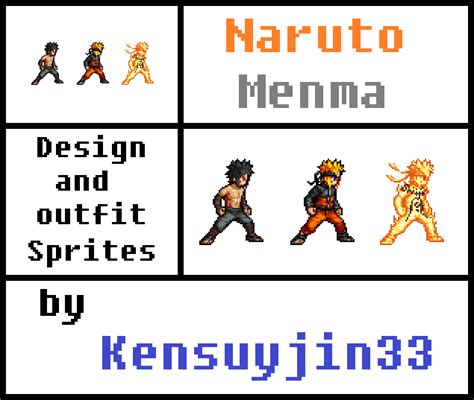 Naruto Sprites By Kensuyjin33 On Deviantart