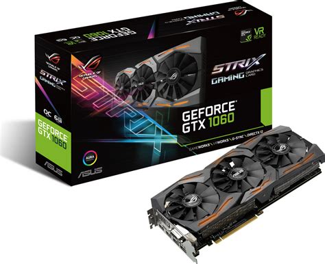 The larger 6gb vram can improve performance of the gtx 1060 when rendering games on greater pixel counts, such as. Asus GeForce GTX 1060 6GB ROG Strix Advanced (90YV09Q3 ...