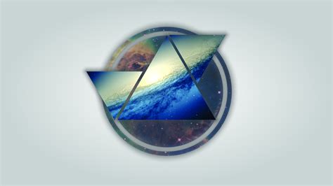 Wallpaper Abstract Water Space Triangle Circle Graphics