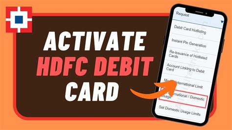 How To Activate Hdfc Debit Card Youtube