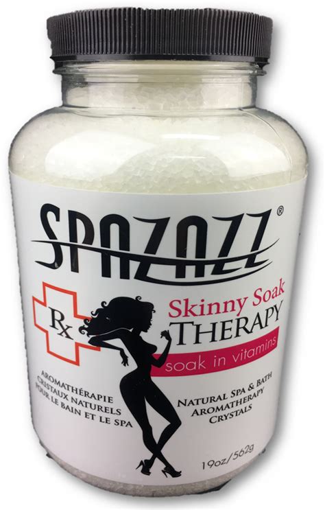 spazazz crystals rx skinny soak soak in vitamins 19oz 562g deb murray spa and pool