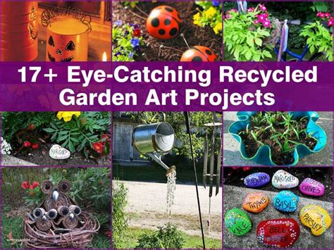 17 Fun Diy Recycled Garden Art Ideas