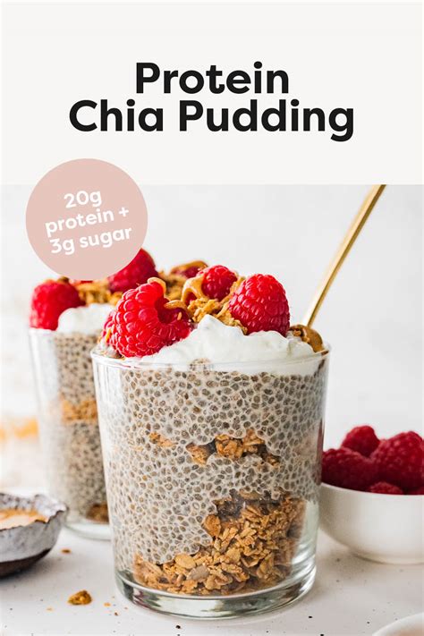 Protein Chia Pudding 4 Ingredients