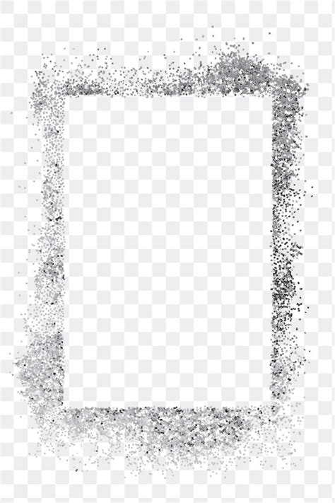 Dusty Silver Frame Illustration Transparent Png Free Image By