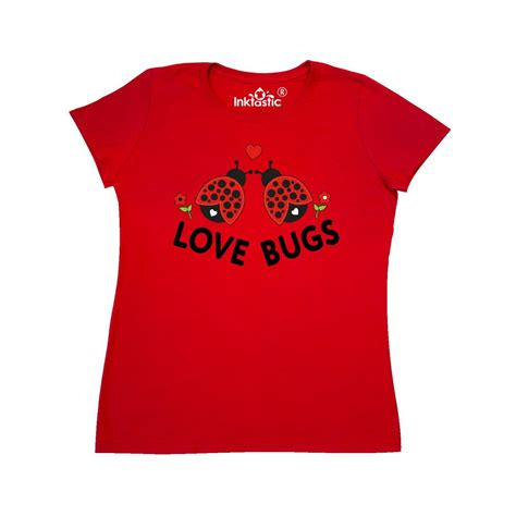 inktastic inktastic love bugs red ladybugs valentine s day outfit adult women s t shirt female