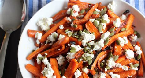 Hot Honey Roasted Carrots With Goat Cheese Lideylikes