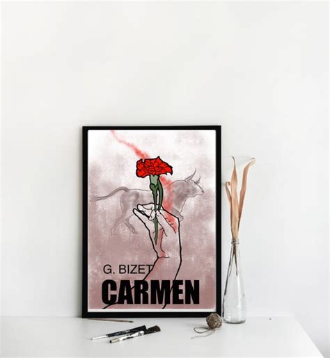 Carmen Opera Print Digital Poster Instant Download For Print Etsy