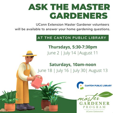 Ask The Master Gardeners Canton Public Library