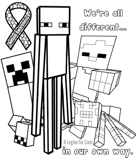 Autism Awareness Coloring Pages - Coloring Home