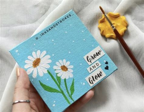10 Cute Mini Canvas Painting Ideas For Total Beginners Indie88