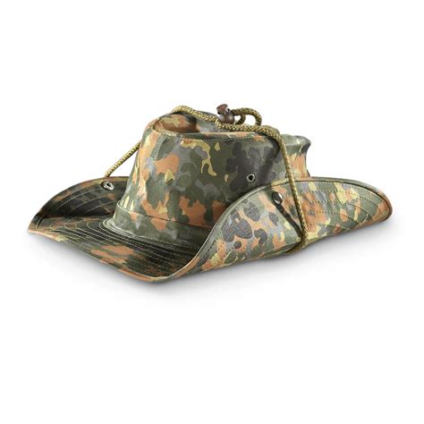 Mil Tec Military Style Flecktar Camo Brush Hat 618851 Hats And Caps At