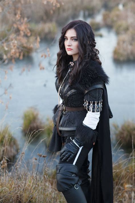 Yennefer Cosplay Fantasy Fashion Warrior Girl Fantasy Costumes
